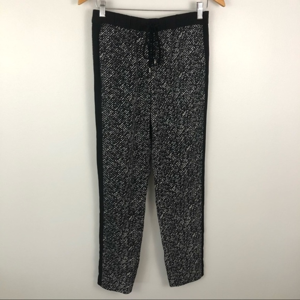 Vince Camuto Black & White Comfy Chic Pants Size Small Comfy Casual Vacay